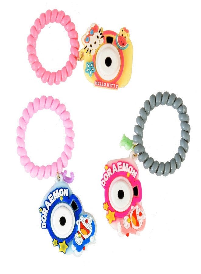 brown leaf Pack Of 3 Beautiful Design Kids Rakhi Bracelets Set With Cartoon Watch For Little Brother Sister Rakshabandhan favor (Design 1) - Image 4